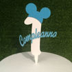 Immagine di Cake Topper in Legno per il Primo Compleanno