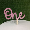 Immagine di Cake Topper in Legno Personalizzato One