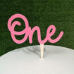 Immagine di Cake Topper in Legno Personalizzato One