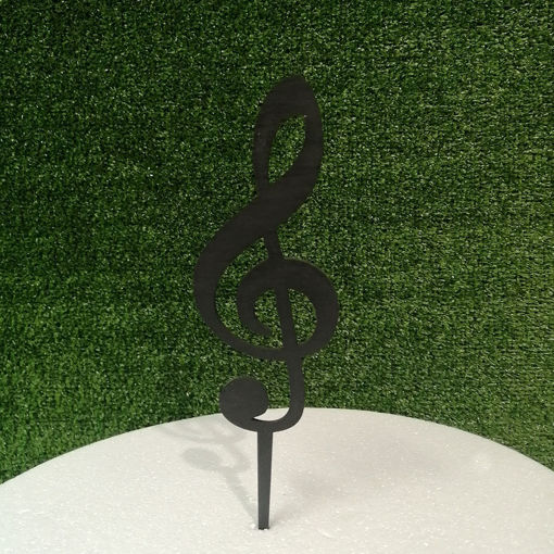 Immagine di Musical Cake Topper in Legno