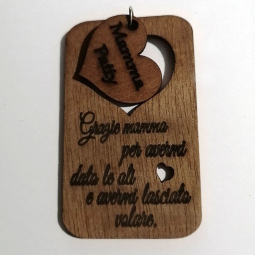 Immagine di Portachiave in Legno per la tua Mamma