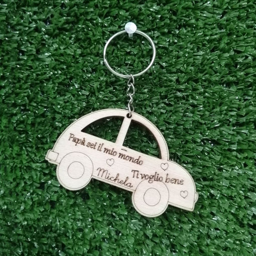 Immagine di Portachiave Personalizzato in Legno