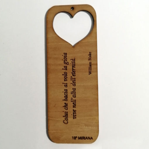 Immagine di Segnalibro in Legno per i 18 anni