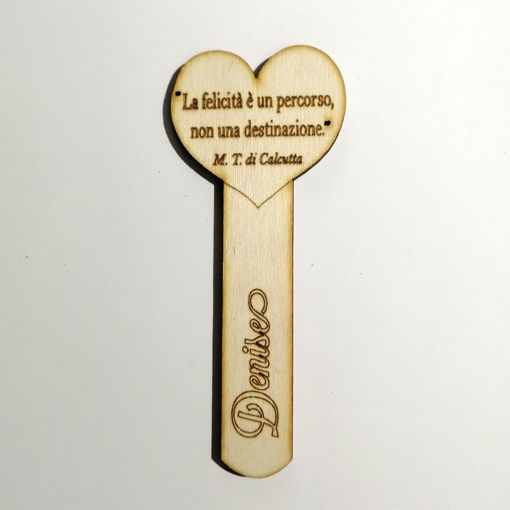 Immagine di Segnalibro in Legno Religioso