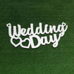 Immagine di Scritta in Legno per Parete "Wedding Day"