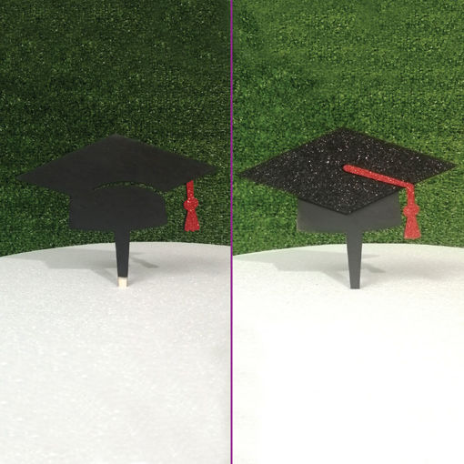 Immagine di Cake Topper con Tocco Laurea