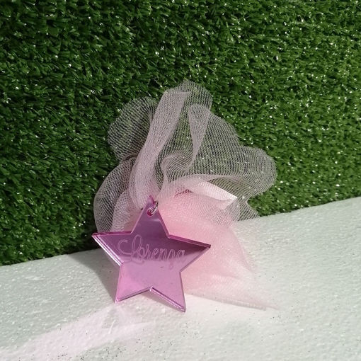 Immagine di Ciondolo a forma di stella in Plexiglass