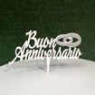 Immagine di Cake Topper in Legno "Buon Anniversario"