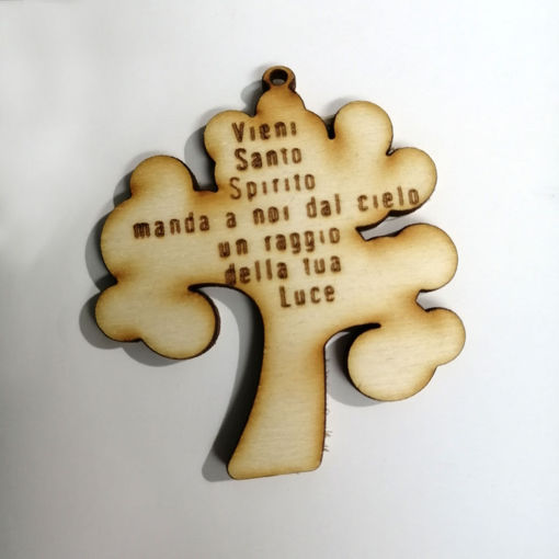 Immagine di Albero della Vita in Legno per la Prima Comunione