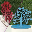 Immagine di Albero in Legno con vernice colorata