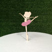 Immagine di Cake Topper in Legno con Ballerina