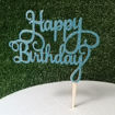 Immagine di Cake Topper in Legno "Happy Birthday"