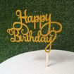 Immagine di Cake Topper in Legno "Happy Birthday"
