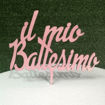 Immagine di Cake Topper in Legno "Il mio Battesimo" colorato
