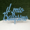Immagine di Cake Topper in Legno "Il mio Battesimo" colorato
