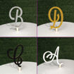 Immagine di Cake Topper in Legno con Iniziali