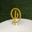 Immagine di Cake Topper in Legno con Iniziali