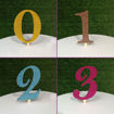 Immagine di Cake Topper in Legno con numeri colorati