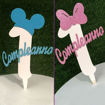 Immagine di Cake Topper in Legno per il Primo Compleanno