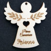 Immagine di Angeli in Legno per la tua Prima Comunione con Incisione
