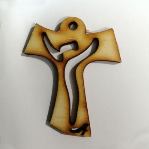 Immagine di Croce in Legno con Incisione