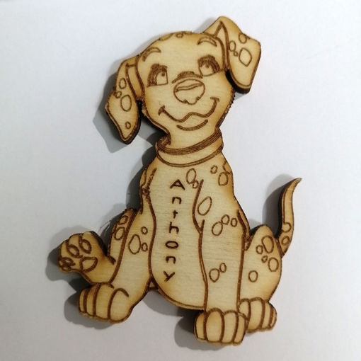 Immagine di Dalmata in Legno