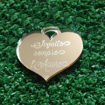 Immagine di Cuore in Plexiglass con incisione