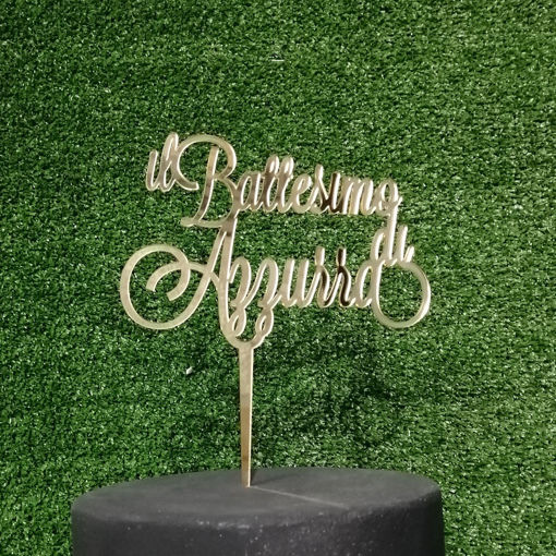 Immagine di Cake Topper "Il Mio Battesimo" in Plexiglass