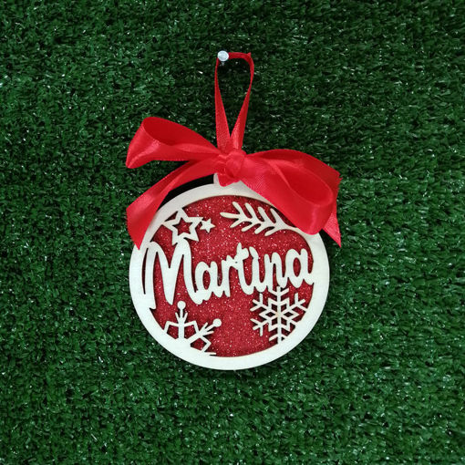 Immagine di Pallina per Albero di Natale Personalizzata