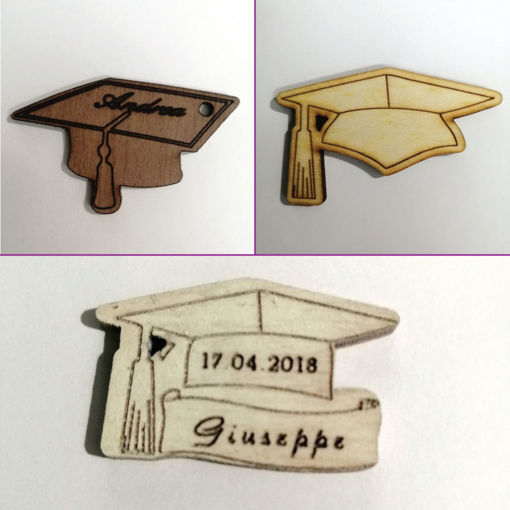 Immagine di Tocco Laurea in Legno