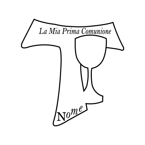 LA MIA PRIMA COMUNIONE CON PERSONALIZZAZIONE