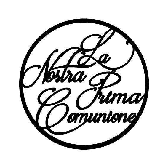 SFERA CON SCRITTA LA MIA PRIMA COMUNIONE
