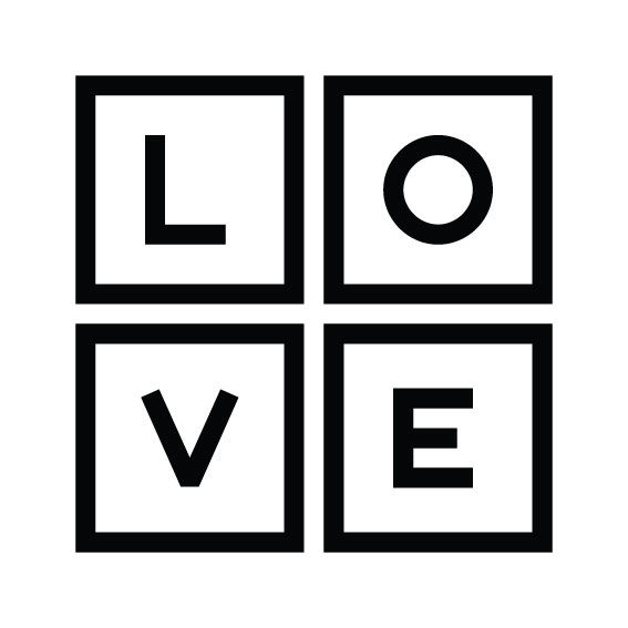 BLOCCHI CON SCRITTA LOVE