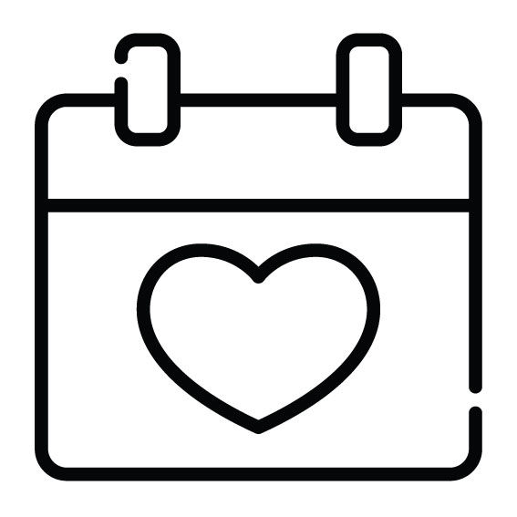 CALENDARIO CON CUORE