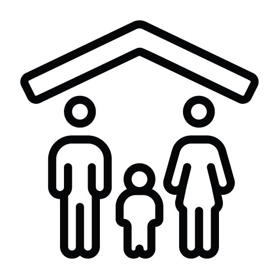 FAMIGLIA CON CASA
