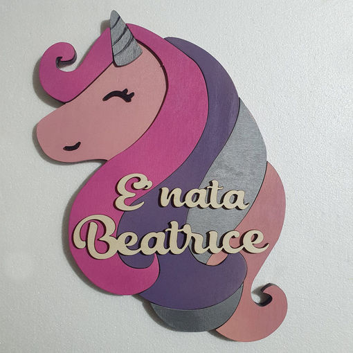 Immagine di Dietro Porta in Legno per Nascita