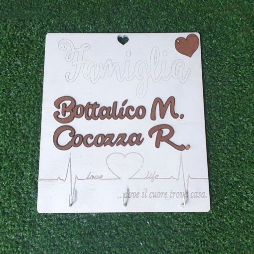 Immagine di Appendichiavi in Legno Personalizzato