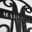 Immagine di Monogramma in Legno a forma di Cerchio