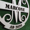 Immagine di Monogramma in Legno a forma di Cerchio