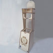 Immagine di Colonnina in Legno con Dispenser