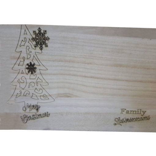 Immagine di Tagliere in Legno Natalizio