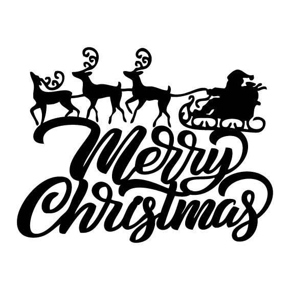 SCRITTA MERRY CHRISTMAS