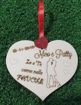Cuore in Legno con Dedica Musicale Personalizzata