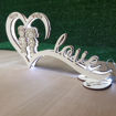 Lampada luminosa a forma di cuore con Scritta "Love"