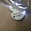 Lampada luminosa a forma di cuore con Scritta "Love"