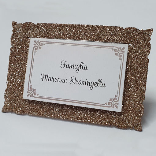 Immagine di Segnaposto Personalizzato Glitterato