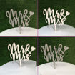 Immagine di Cake Topper in Legno "Mr & Mrs"