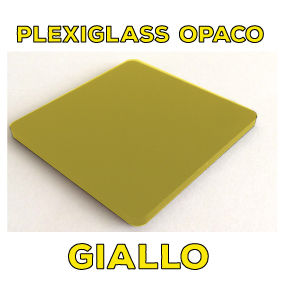 Plexiglass Giallo Opaco
