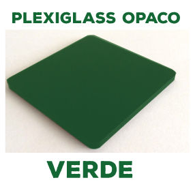 Plexiglass Verde Opaco