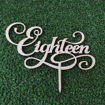 Immagine di Cake Topper Eighteen